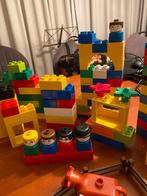 Vintage Duplo blokken, wagentjes en poppetjes, Ophalen, Gebruikt, Duplo