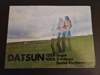 Brochure Datsun 100A / 120A, Ophalen of Verzenden, Zo goed als nieuw, Overige merken