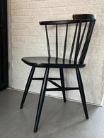 Retro/vintage Deens Design spijlenstoeltje , jaren 60, Huis en Inrichting, Stoelen, Ophalen, Gebruikt, Zwart, Vintage Mid Century Modern