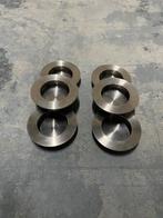 Ronde komgrepen RVS - 6 stuks, Ophalen of Verzenden, Zo goed als nieuw, Rvs, Overige typen