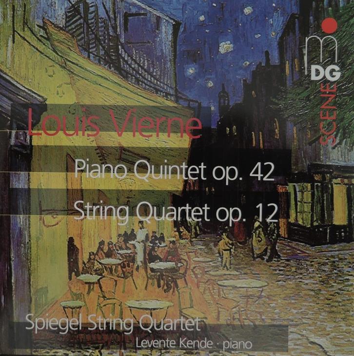 Vierne / Kamermuziek - Spiegel String Quartet / Kende - 2008, Cd's en Dvd's, Cd's | Klassiek, Zo goed als nieuw, Kamermuziek, Modernisme tot heden