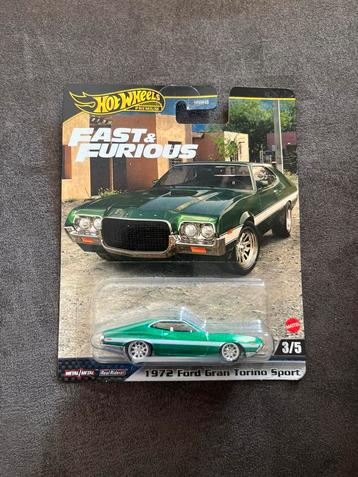 Hot Wheels Premium Fast & Furious ‘72 Ford Gran Torino Sport beschikbaar voor biedingen