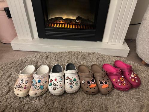 Crocs glitter wit, crocs winter wit, crocs bruin, crocs roze, Kleding | Dames, Schoenen, Nieuw, Wit, Ophalen of Verzenden