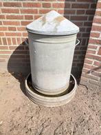 Zinken voerbak, Dieren en Toebehoren, Pluimvee | Toebehoren, Ophalen, Gebruikt, Drinken en Voederen