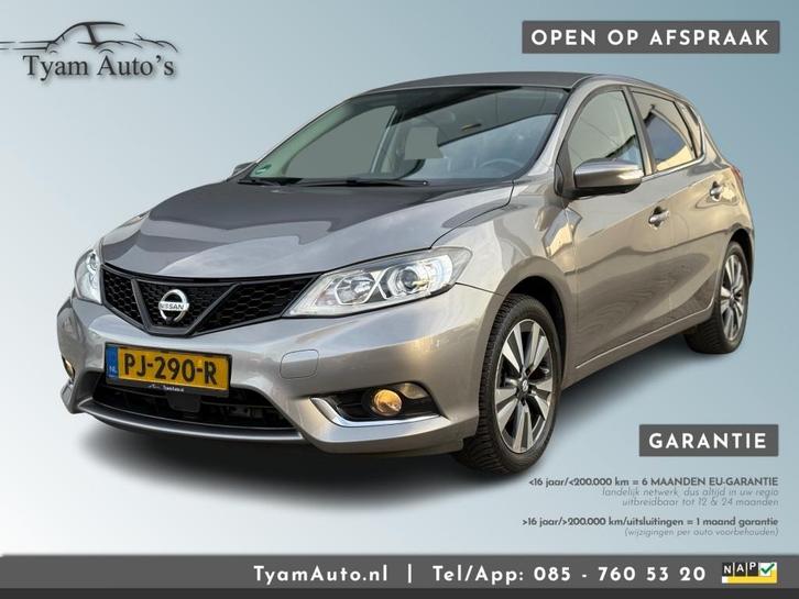 Nissan PULSAR 1.2 DIG-T N-VISION / AIRCO NAVIGATIE BT CRUISE, Auto's, Nissan, Bedrijf, Pulsar, 360° camera, ABS, Airbags, Airconditioning