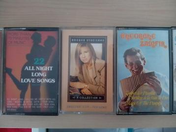 10 cassettebandjes met muziek in zeer goede conditie  beschikbaar voor biedingen