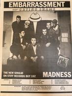 Paginagrote A3 advertentie MADNESS Embarrassment tour, Cd's en Dvd's, Vinyl | Pop, Ophalen of Verzenden
