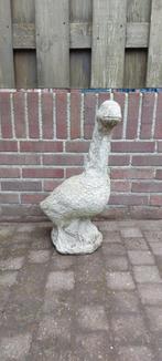 Eend - beeld - tuin - decoratie, Ophalen, Gebruikt, Steen, Dierenbeeld