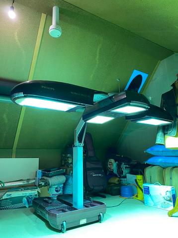 Philips HB 871 solarium / zonnehemel zijbruining, inklapbaar beschikbaar voor biedingen