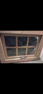 Geïmpregneerd uitzet raam, Raamkozijn, Zo goed als nieuw, Minder dan 75 cm, Inclusief glas