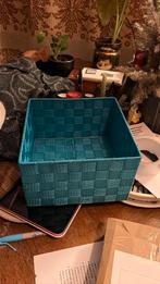 Blauw opberg mandje GRATIS, Ophalen of Verzenden, Zo goed als nieuw, Vierkant, Mand