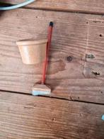 bodo hennig miniaturen houten emmer met bezem, Ophalen of Verzenden, Zo goed als nieuw, Poppenhuis