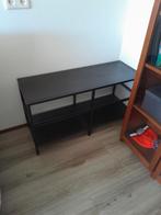 Tv meubel, Huis en Inrichting, Tafels | Sidetables, Ophalen, 100 tot 150 cm, Zo goed als nieuw, Glas