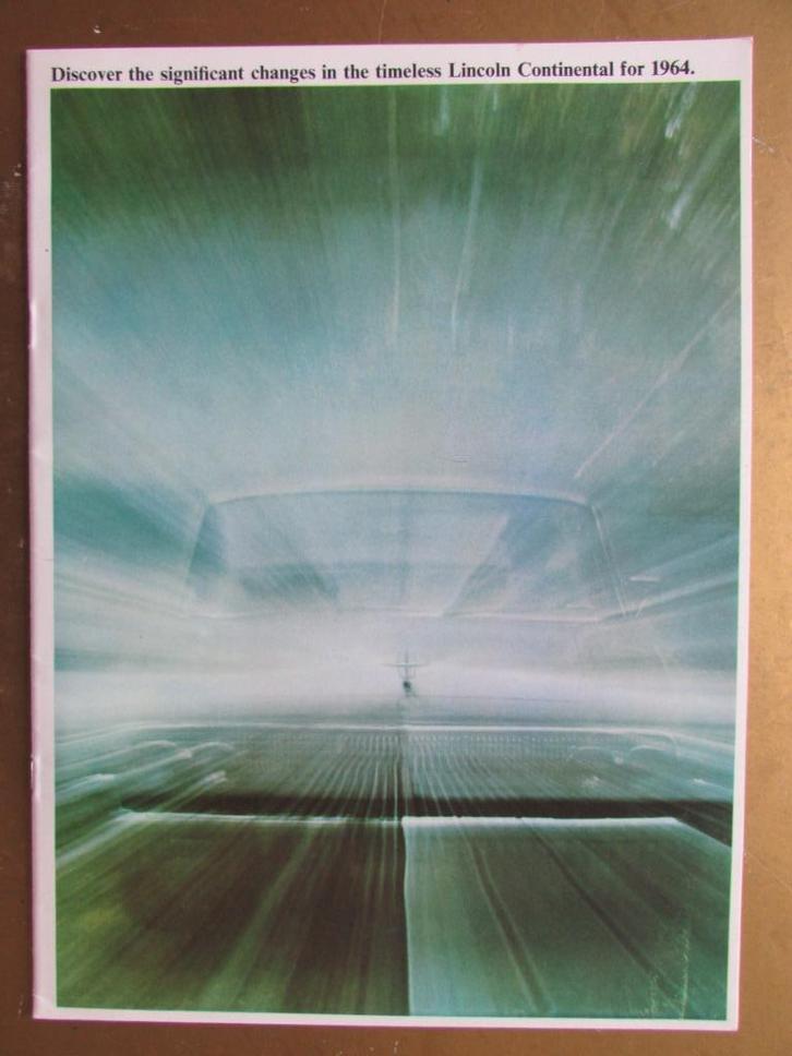 1964 LINCOLN grote brochure, Engels, Boeken, Auto's | Folders en Tijdschriften, Zo goed als nieuw, Overige merken, Ophalen of Verzenden