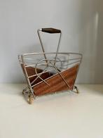 Vintage jaren 60, art deco servettenhouder/ brievenhouder, Ophalen of Verzenden