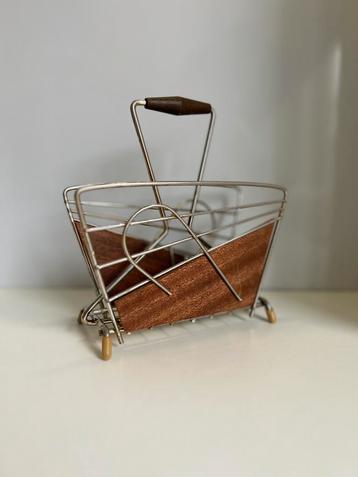 Vintage jaren 60, art deco servettenhouder/ brievenhouder beschikbaar voor biedingen