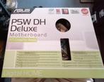 Asus P5W DH Deluxe (Compleet in doos + veel extra), Computers en Software, Moederborden, Gebruikt, DDR2, ATX, Intel