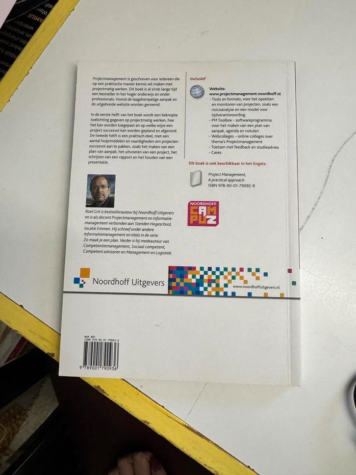 Projectmanagement - Roel Grit, Boeken, Economie, Management en Marketing, Zo goed als nieuw, Management, Ophalen of Verzenden