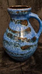 Vintage West Germany Vaas - Blauw, Ophalen of Verzenden