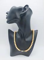 Parelketting met zilveren slot, 60,5 cm, Gebruikt, Info@zilverwebsite.nl, Verzenden, Zilverwebsite.nl