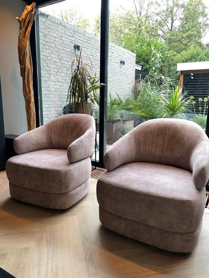 Zitmaxx Draai Fauteuils (2 stuks), Huis en Inrichting, Fauteuils, Zo goed als nieuw, 50 tot 75 cm, 75 tot 100 cm, Ophalen