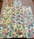 Engelse bloemenstof 19 stuks - 40x40 cm, Hobby en Vrije tijd, Stoffen en Lappen, Overige kleuren, Nieuw, Ophalen of Verzenden