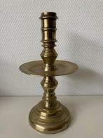 Kraagkandelaar. 18e Eeuw. Hollands. Brons. Koloniaal. Gaaf., Verzenden, Koper of Brons