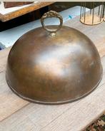 Antieke messing stolp, cloche voor etenswaren, Antiek en Kunst, Ophalen of Verzenden