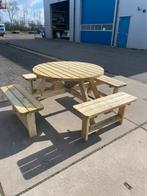 Gratis bezorgd! HUFTERPROOF Ronde picknicktafels! Tuintafels, Ophalen, Wr, Gebruikt, Rond