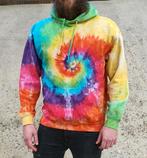 Regenboog hippie spiral tie dye unisex hoodie maat L, Nieuw, Maat 52/54 (L), Spiral Creaties, Ophalen of Verzenden