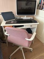IKEA desk white (chair not included), Ophalen, Gebruikt, Bureau