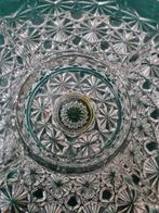 hapjes schaal op voet kristal, Huis en Inrichting, Woonaccessoires | Schalen en Manden, Ophalen of Verzenden, 'T Olde Gre-j, Info@toldegrej.nl