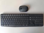 Logitech draadloos toetsenbord en muis, Computers en Software, Toetsenborden, Ophalen, Zo goed als nieuw, Draadloos, Qwerty