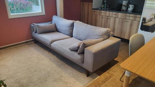Bank Torino 3 zits grijs, Huis en Inrichting, Banken | Bankstellen, Gebruikt, Rechte bank, Driepersoons, 200 tot 250 cm, 75 tot 100 cm