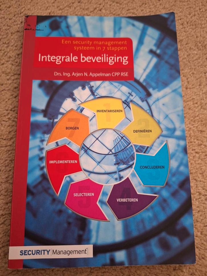 Integrale beveiliging - Arjen N. Appelman, Boeken, Studieboeken en Cursussen, Zo goed als nieuw, HBO, Beta, Ophalen of Verzenden