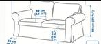 Beige Ektorp HOES  voor Tweezitsbank, Huis en Inrichting, Banken | Bankstellen, Gebruikt, 150 tot 200 cm, Tweepersoons, 75 tot 100 cm