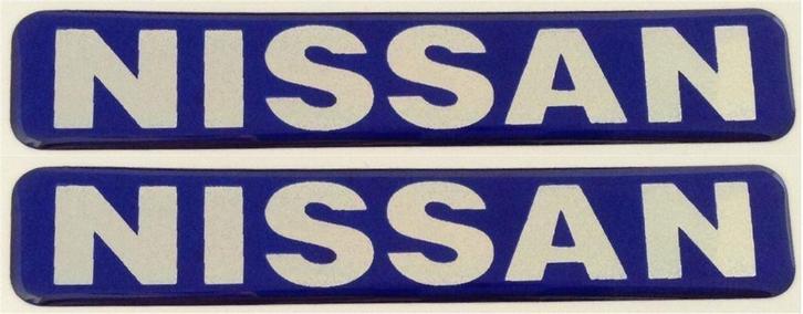 Nissan 3D doming sticker set #8, Auto diversen, Autostickers, Ophalen of Verzenden