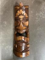 Tiki Masker 50 cm van hout, Ophalen of Verzenden