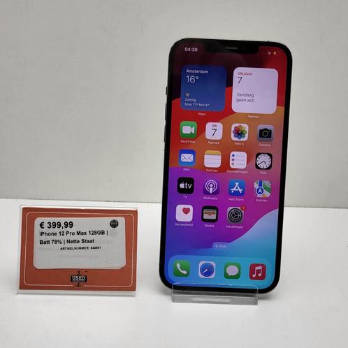 iPhone 12 Pro Max 128GB | Batt 78% | Nette Staat, Telecommunicatie, Mobiele telefoons | Apple iPhone, Gebruikt