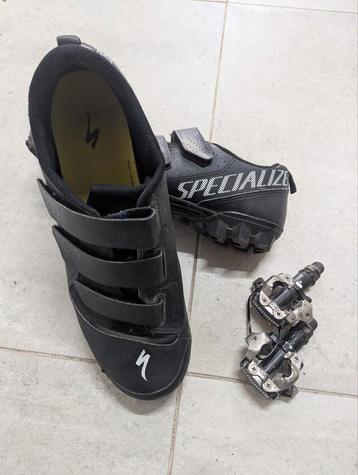 Specialized Schoenen + Pedalen klik SPD maat 45 beschikbaar voor biedingen