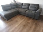 Grijze Hoekbank, Huis en Inrichting, Banken | Bankstellen, Ophalen, 250 tot 300 cm, Gebruikt, Minder dan 75 cm