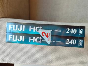 VHS banden 1 pack 2 stuks FUJI HQ 240 beschikbaar voor biedingen