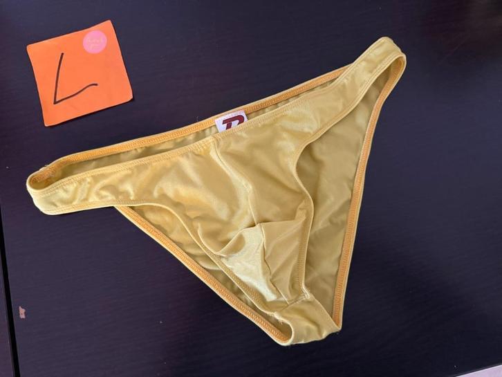 pistol pete, zwemslip, ongevoerd, geel, gedragen, Kleding | Heren, Badmode en Zwemkleding, Zwemslip, Maat 52/54 (L), Geel, Ophalen