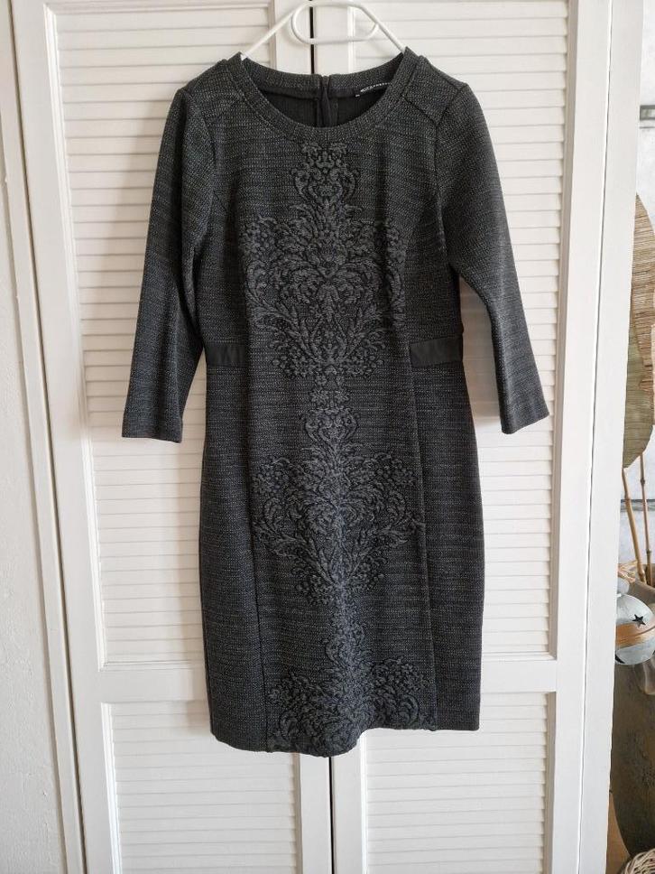 Expresso Jurk maat 36., Kleding | Dames, Jurken, Gedragen, Maat 36 (S), Grijs, Knielengte, Ophalen