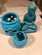 Riverdale Kaarsenhouder/Bloempot & Boeddha Set, Ophalen of Verzenden, Zo goed als nieuw