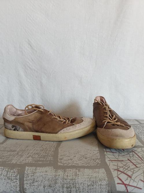 Leuke leren schoenen. Mt 43. Merk Rehab, Kleding | Dames, Schoenen, Zo goed als nieuw, Sneakers of Gympen, Bruin, Ophalen of Verzenden