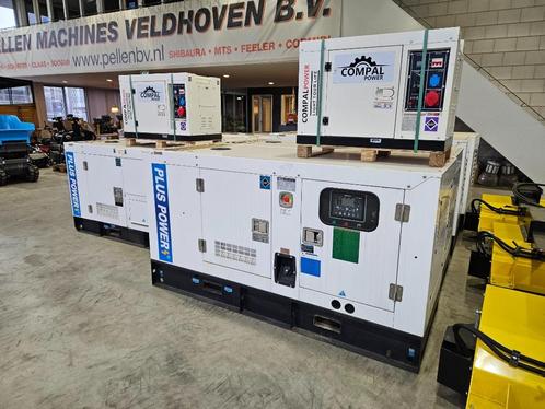 Plus Power Generators NIEUW!!, Doe-het-zelf en Verbouw, Aggregaten, Nieuw, Dieselolie, 30 kVA of meer, Elektrisch startend, Geluidgedempt