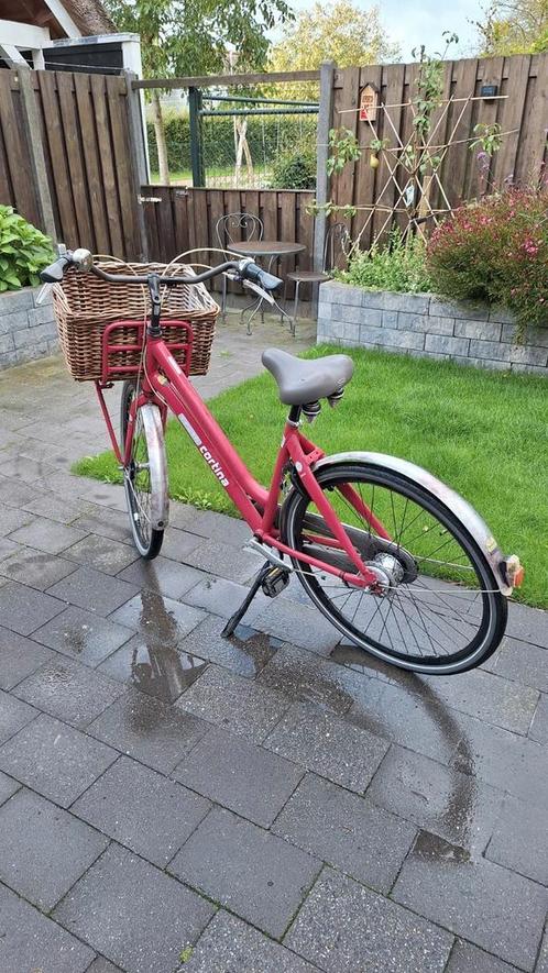 Damesfiets Cortina Crush; 'roze kroegracer'., Fietsen en Brommers, Fietsen | Meisjes, Zo goed als nieuw, 26 inch of meer, Versnellingen