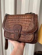 Crocodile Jaguar vintage leren tas leer antique, Ophalen of Verzenden