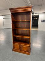 Royale Engelse Boekenkast  – 20e Eeuw – Klassiek Ontwerp, Huis en Inrichting, Kasten | Boekenkasten, Ophalen, Met deur(en), Eikenhout